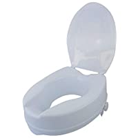 Mobiclinic- Elevador WC- Con tapa- 10 cm- Blanco- Titán